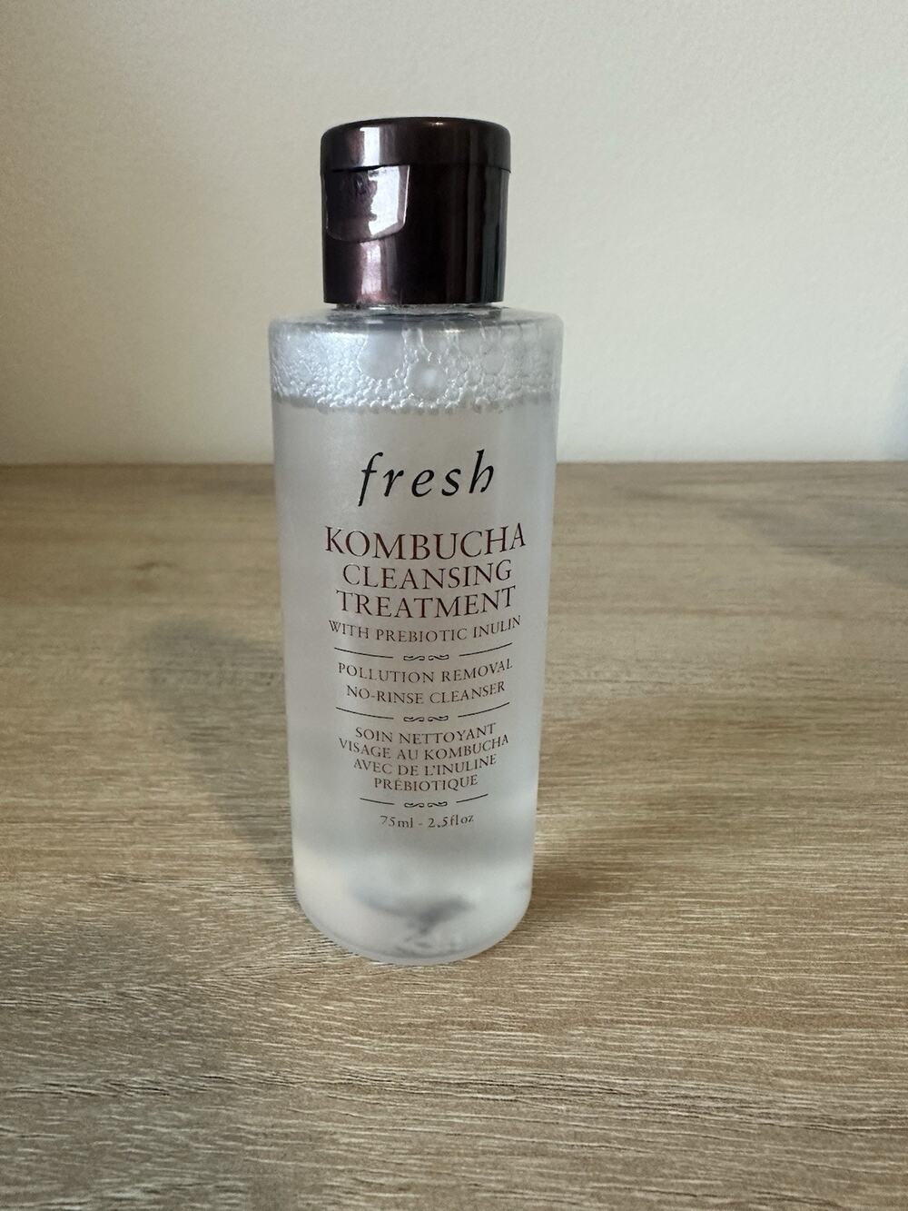 Fresh Kombucha Cleansing Treatment 2.5 oz 75ml No-Rinse Cleanser Travel Size NEW
